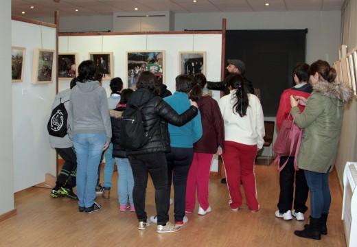O Museo do Traxe recibe a visita dos rapaces e rapazas do centro de educación especial Fernando López Navalón